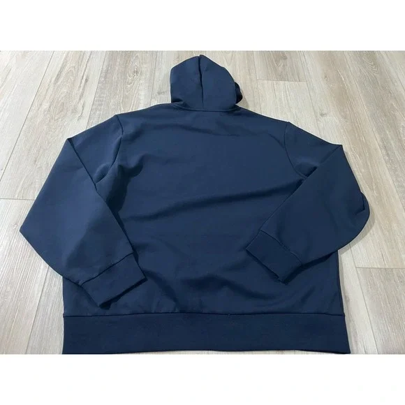 LACOSTE Recycled Fabric Golf Sweatshirt Men's Size US 2XL Navy Blue